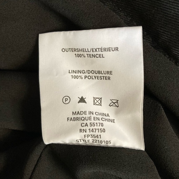 Frank & Oak high waist black tencel trousers - Picture 6 of 9